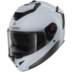 Shark Spartan GT Pro Blank Light Wit Glanzend W03 Integraalhelm -Shark Winkel shark spartan gt pro blank light white glossy w03 1