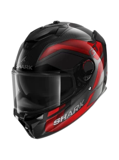 Shark Spartan GT Pro Ritmo Carbon Carbon Rood Chrom DRU Integraalhelm