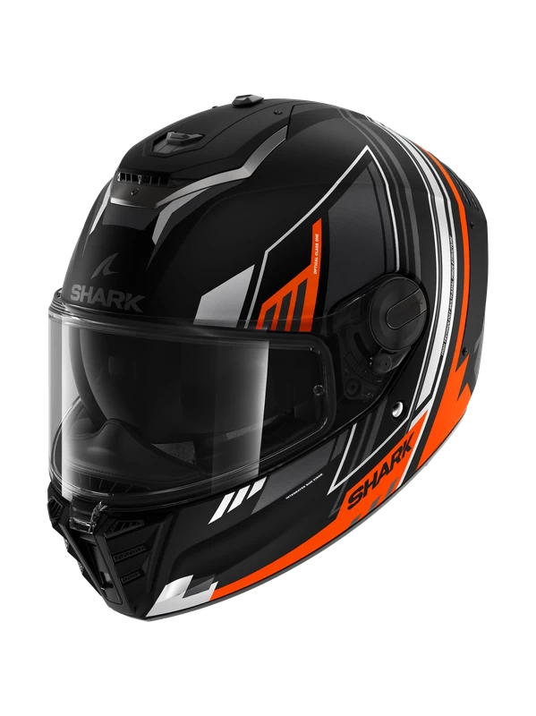 Shark Spartan RS Byhron Mat Zwart Oranje Chrome KOU Integraalhelm Shark Spartan RS Byhron Mat Zwart Oranje Chrome KOU Integraalhelm -Shark Winkel shark spartan rs byhron mat black orange chrom kou