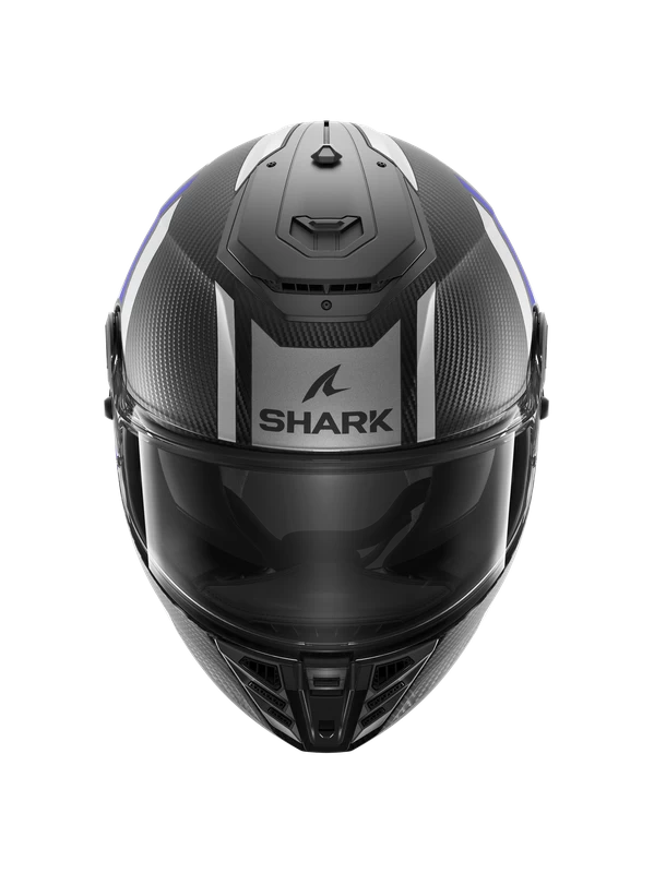 Shark Spartan RS Carbon Shawn Mat Carbon Blauw Zilver DBS Integraalhelm Shark Spartan RS Carbon Shawn Mat Carbon Blauw Zilver DBS Integraalhelm -Shark Winkel shark spartan rs carbon shawn mat carbon blue silver dbs 3