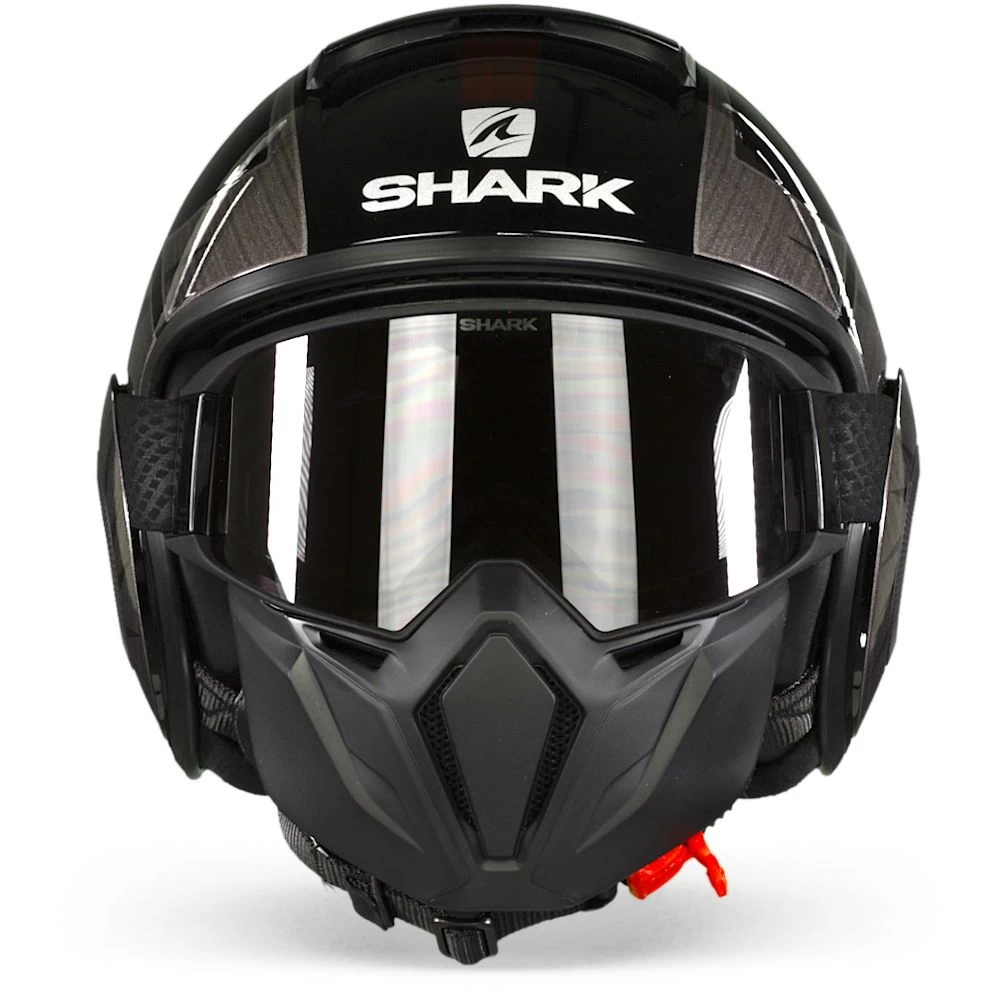 Shark Street Drak Tribute Rm Zwart Chrom Rood KUR Jethelm Shark Street Drak Tribute Rm Zwart Chrom Rood KUR Jethelm -Shark Winkel shark street drak tribute rm black chrome red kur.01