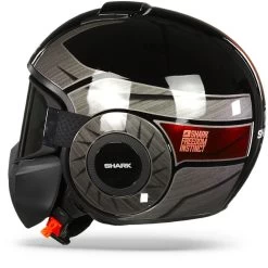 Shark Street Drak Tribute Rm Zwart Chrom Rood KUR Jethelm 4 Shark Street Drak Tribute Rm Zwart Chrom Rood KUR Jethelm -Shark Winkel shark street drak tribute rm black chrome red kur.11