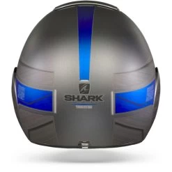 Shark Street Drak Tribute Rm Mat Antraciet Chrom Blauw AUB Jethelm -Shark Winkel shark street drak tribute rm mat0anthracite chrome blue aub.19