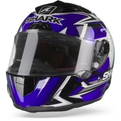 Shark Race-R Pro Oliveira 2019 Zwart Blauw Wit KBW Integraalhelm -Shark Winkel shark race r pro oliveira kbw black frontpage
