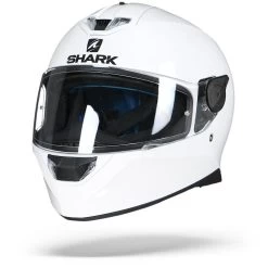 Shark Skwal 2 Blank WHU Wit Integraalhelm -Shark Winkel shark skwal 2 black white whu white led.04 1