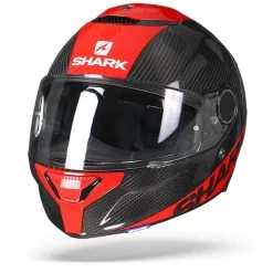 Shark Spartan Carbon 1.2 Skin Carbon DRR Rood Rood Integraalhelm -Shark Winkel shark spartan carbon skin drr red red.04 1