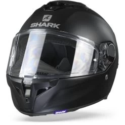 Shark Spartan GT KMA Mat Zwart Integraalhelm 2 Shark Spartan GT KMA Mat Zwart Integraalhelm -Shark Winkel shark spartan gt blank matt black frontpage