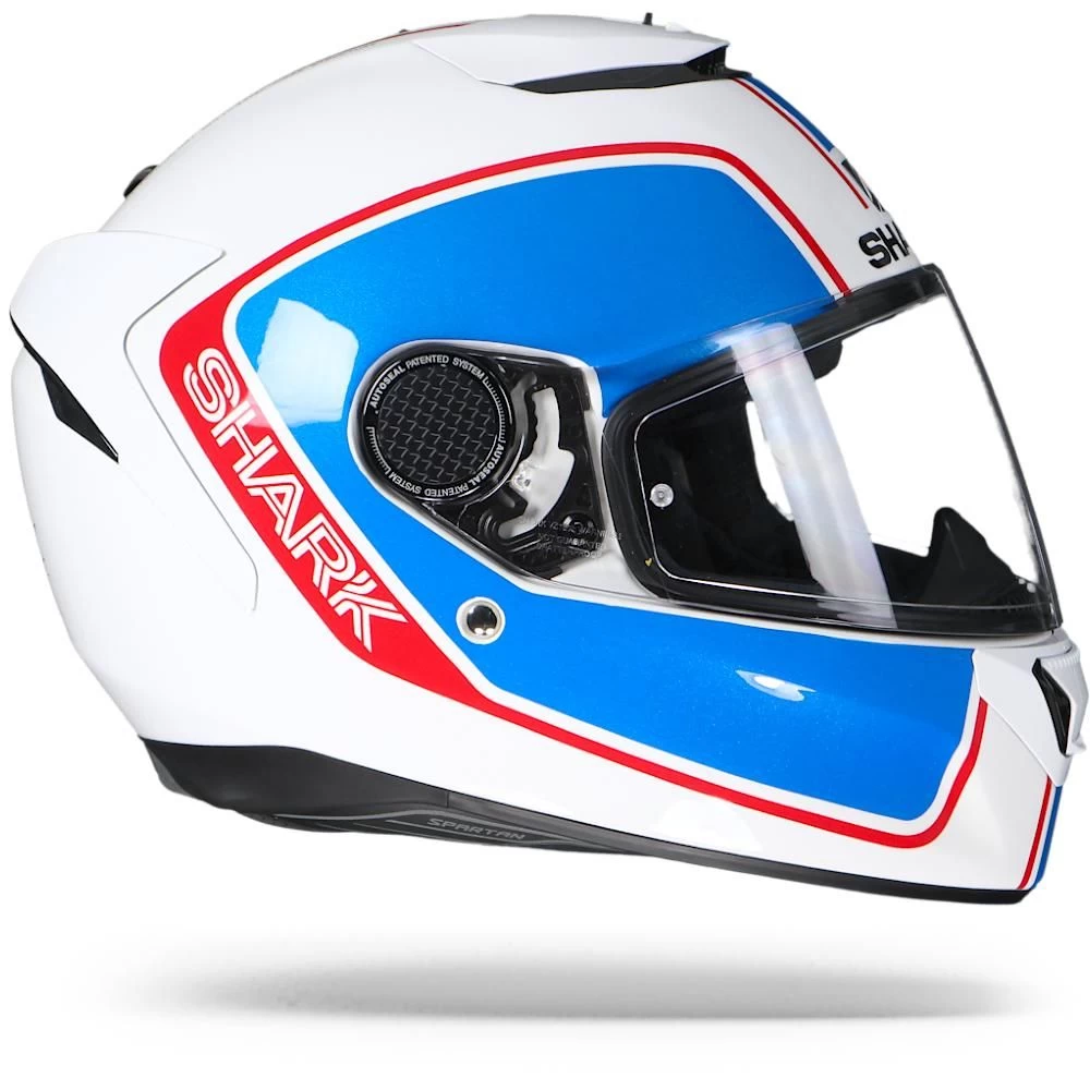 Shark Spartan 1.2 Priona WBR Wit Blauw Rood Integraalhelm Shark Spartan 1.2 Priona WBR Wit Blauw Rood Integraalhelm -Shark Winkel shark spartan priona wbr white red blue.29 1