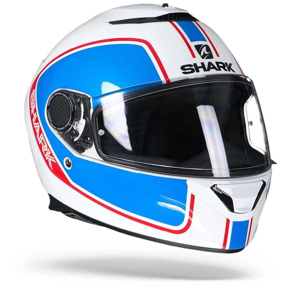 Shark Spartan 1.2 Priona WBR Wit Blauw Rood Integraalhelm Shark Spartan 1.2 Priona WBR Wit Blauw Rood Integraalhelm -Shark Winkel shark spartan priona wbr white red blue.33 1