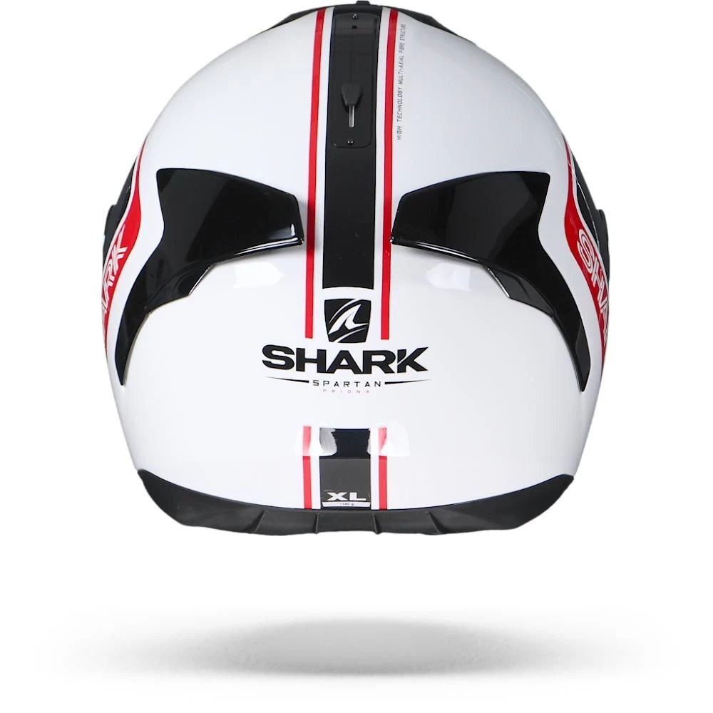 Shark Spartan 1.2 Priona WKR Wit Zwart Rood Integraalhelm Shark Spartan 1.2 Priona WKR Wit Zwart Rood Integraalhelm -Shark Winkel shark spartan priona wkr white.19 1