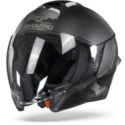Shark Citycruiser Genom Mat KSA Zwart Zilver Antraciet Jethelm -Shark Winkel sharkcitycruisergenommatksablacksilveranthracite frontpage