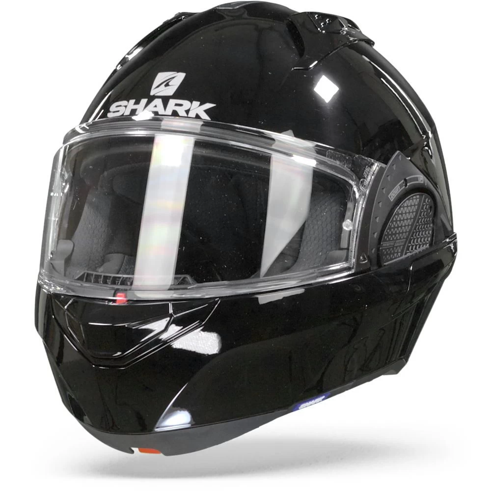 Shark Evo GT Blank Zwart Systeemhelm Shark Evo GT Blank Zwart Systeemhelm -Shark Winkel sharkevogtblankblack frontpage