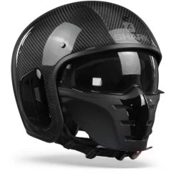 Shark S-Drak 2 Carbon Skin DKS Carbon Zilver Zwart Jethelm -Shark Winkel sharks drakcarbonskincarbonzilverzwart.33 1