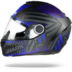 Shark Spartan 1.2 Kobrak Mat Zwart Blauw Blauw KBB Integraalhelm -Shark Winkel sharkspartankobrakkbb.10 1