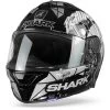 Shark Spartan 1.2 Lorenzo Catalunya GP Zwart Wit Glitter KWX Integraalhelm