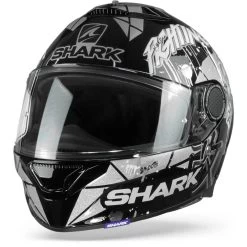 Shark Spartan 1.2 Lorenzo Catalunya GP Zwart Wit Glitter KWX Integraalhelm
