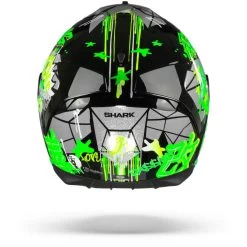 Shark Spartan 1.2 Lorenzo Catalunya GP Zwart Groen Glitter KGX Integraalhelm -Shark Winkel sharkspartanlorenzogatalunyagpkgx.19 1
