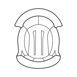 Shark Spartan Fabric Lining IN5050PBLUM