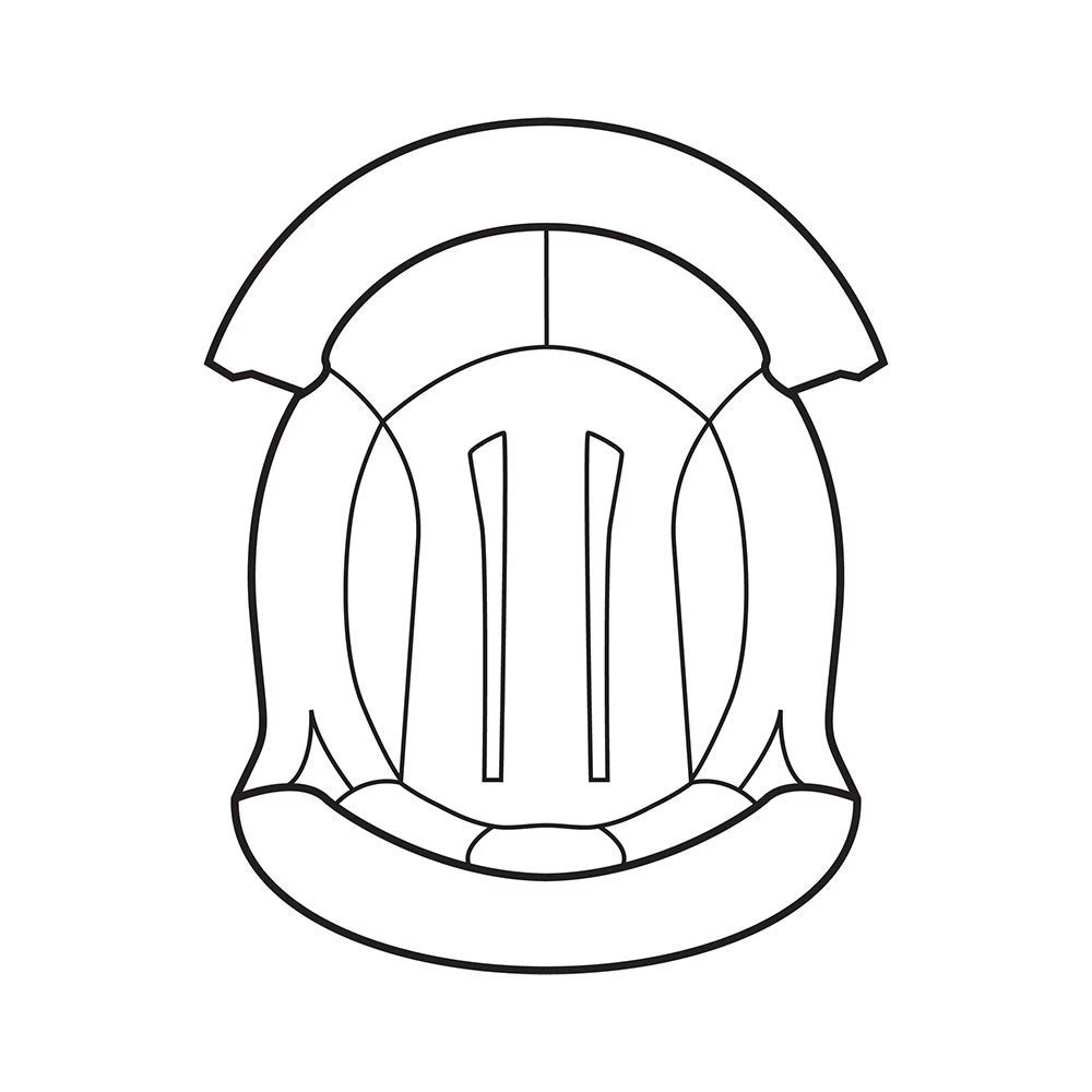 Shark Spartan Fabric Cap Lining IN5050PBLUXL Shark Spartan Fabric Cap Lining IN5050PBLUXL -Shark Winkel toppad 15 3