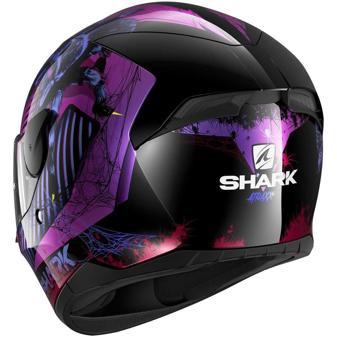 Shark Winkel -Shark Winkel shark d skwal 2 atraxx integral motorcycle helmet black purple glitter 200218 zoom
